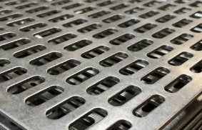Slotted perforated metal sheets