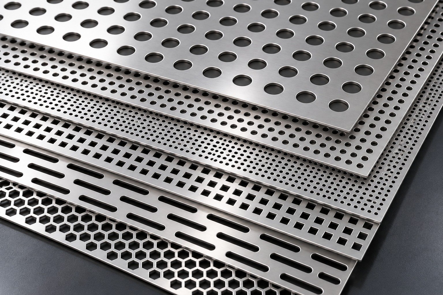 Hexagonal perforated metal sheets